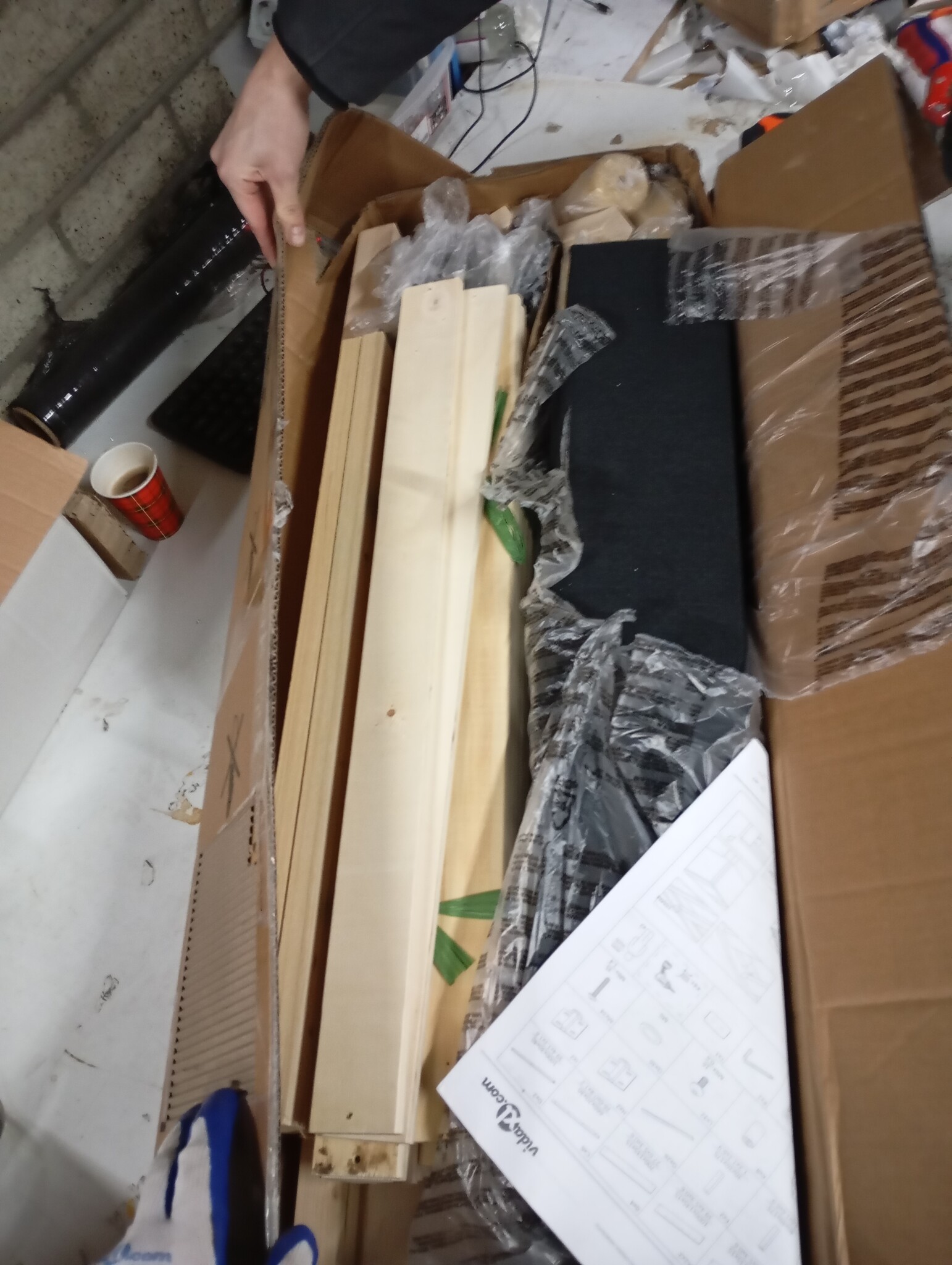 vidaXL Bedframe Zwart 140x200cm - 60% Korting!