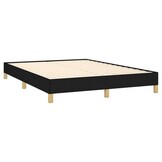 vidaXL Bedframe Zwart 140x200cm - 60% Korting!