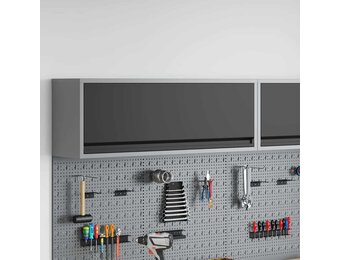 vidaXL Gereedschapskast - Zwart/Grijs (100x25x35cm) - 40% Korting