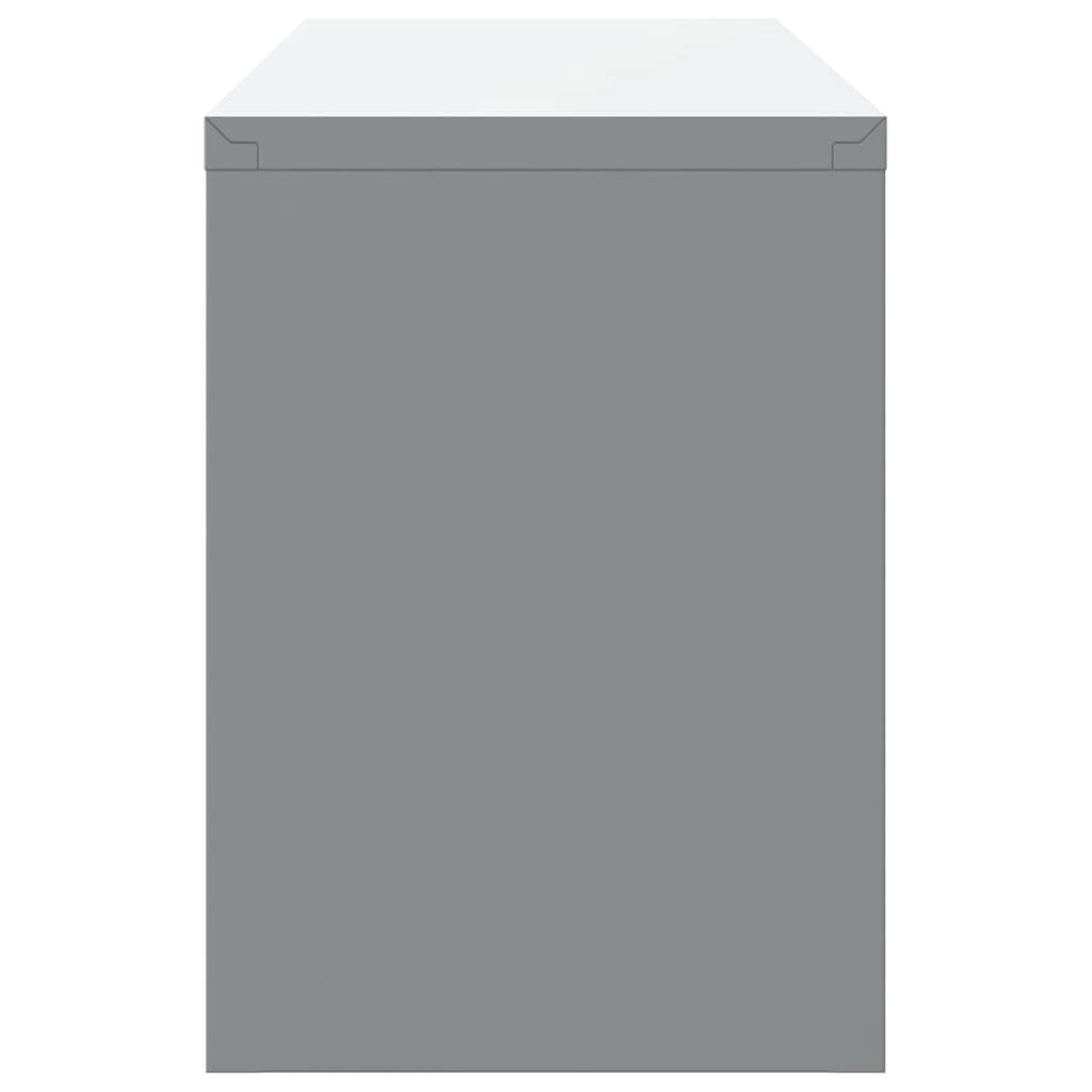 vidaXL Gereedschapskast - Zwart/Grijs (100x25x35cm) - 40% Korting