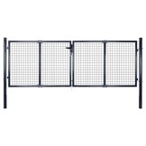 vidaXL Gaaspoort (289x100cm) Gegalvaniseerd Staal - 40% Korting!