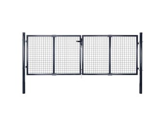 vidaXL Gaaspoort (289x100cm) Gegalvaniseerd Staal - 40% Korting!