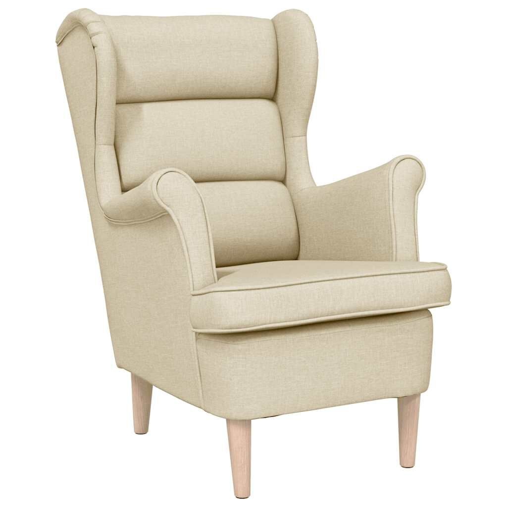 vidaXL Fauteuil Crème - Stof | 40% Korting