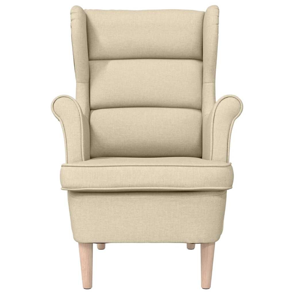 vidaXL Fauteuil Crème - Stof | 40% Korting