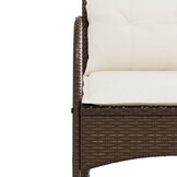 vidaXL Tuinschommelstoel Poly Rattan Bruin - 40% Korting!