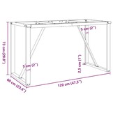 vidaXL O-frame Eettafelpoten Gietijzer (46% Korting)
