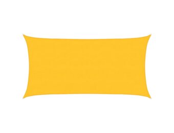 vidaXL Zonnezeil Rechthoekig 4x7m HDPE Geel - 61% Korting!