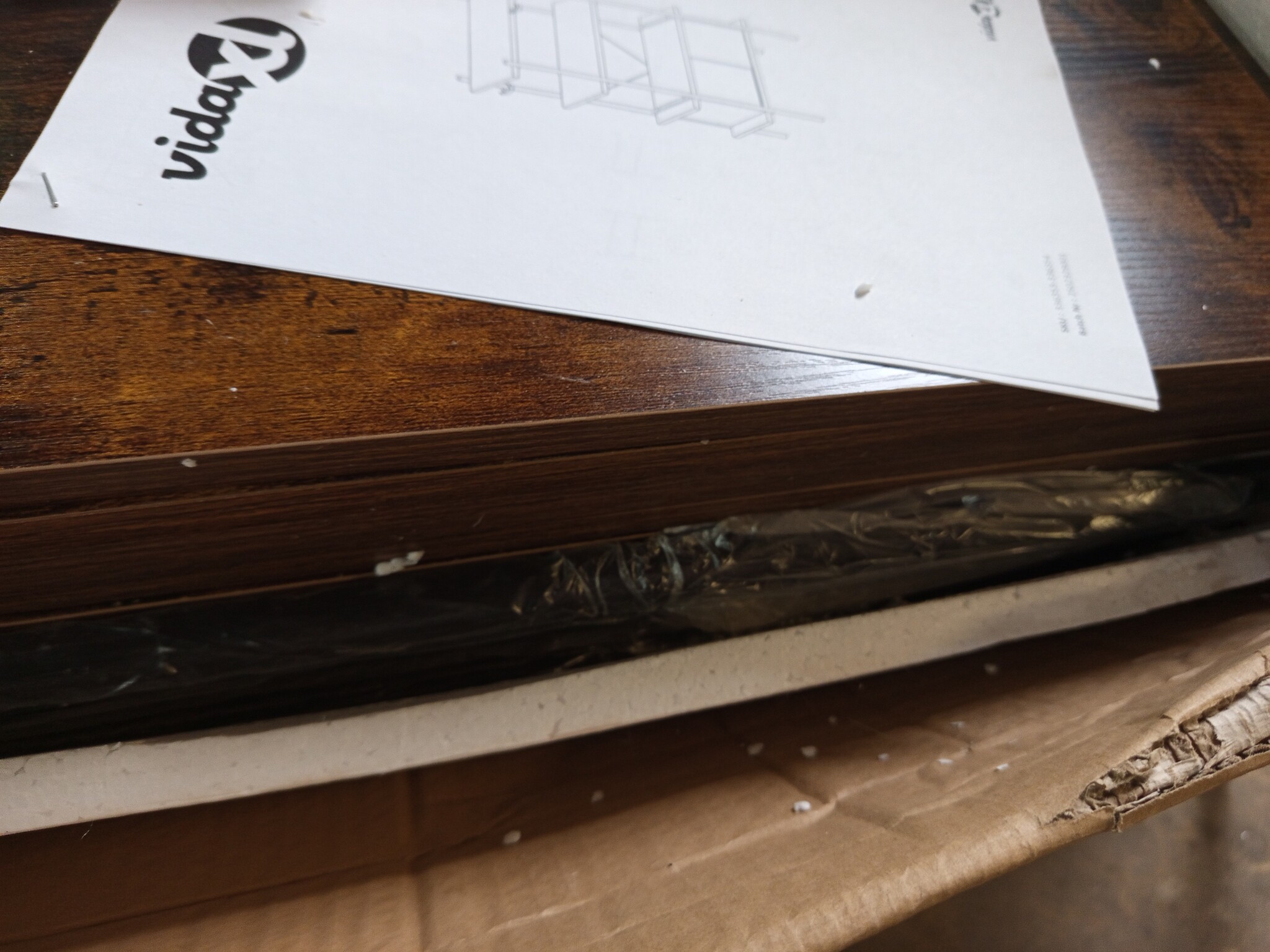 vidaXL Opbergrek 4-laags met Kast | 80x40x130 cm | Staal & Hout | 59% Korting