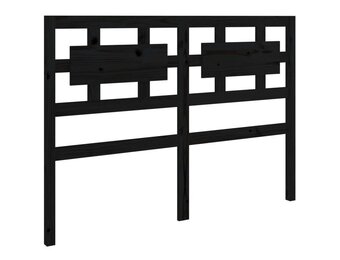 vidaXL Hoofdbord Grenenhout Zwart - 35% Korting