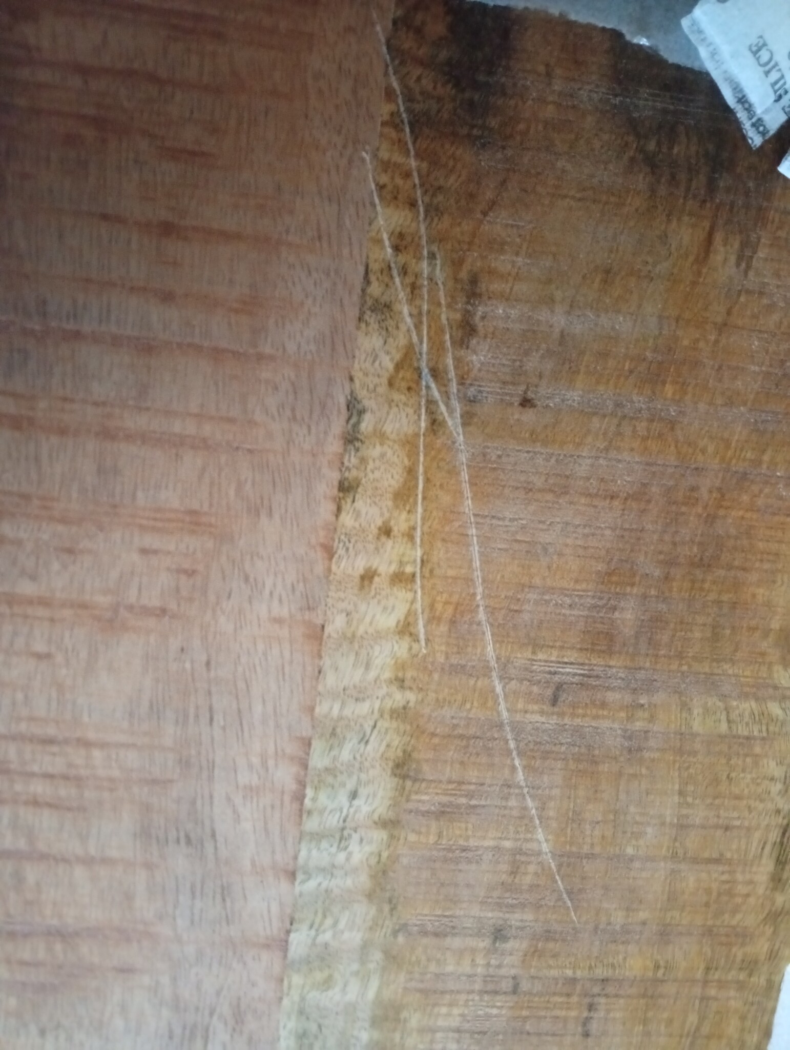 vidaXL Tafelblad Natuurlijke Rand 90x80cm - 55% Korting!