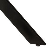 vidaXL Eettafel Massief Gerecycled Hout & Staal - Ø110x78 cm - 35% Korting