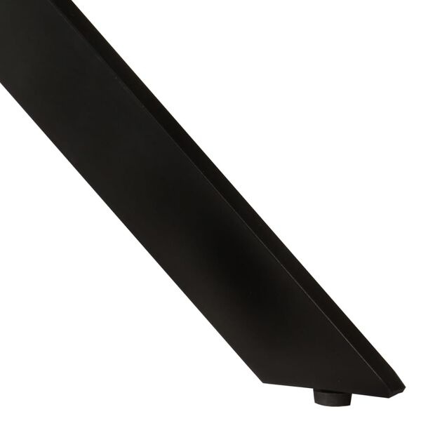 vidaXL Eettafel Massief Gerecycled Hout & Staal - Ø110x78 cm - 35% Korting