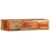 vidaXL Wandtafel Sheeshamhout (35% korting) - 100x25x20 cm