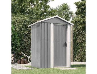 vidaXL Tuinschuur 126x97,5x177 cm | Gegalvaniseerd Staal | 55% Korting