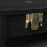 vidaXL Badkamermeubelset - Zwart Bewerkt Hout - 55% Korting!