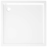 vidaXL Douchebak vierkant 90x90 cm ABS - 55% Korting