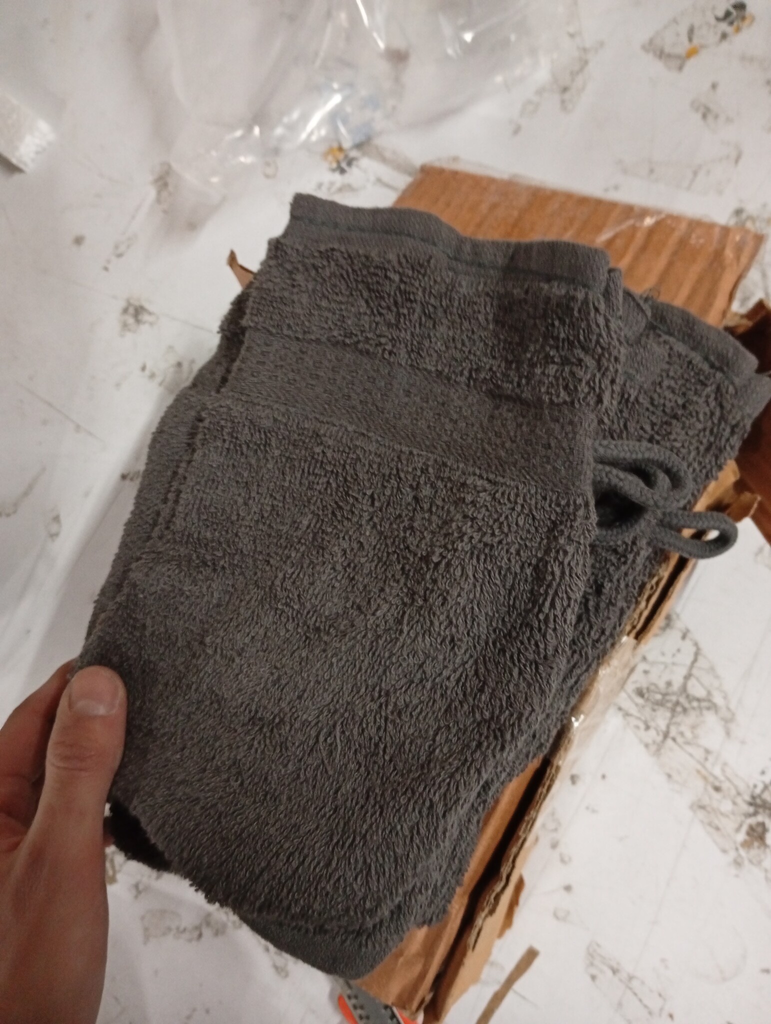 VidaXL Washandjes 8 st. (excl. 2) Antraciet - 60% Korting