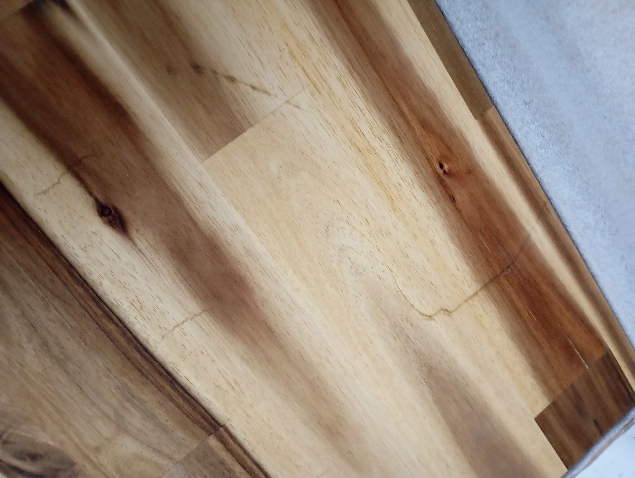 Tafelblad Massief Acaciahout 80x40cm - Retourtje - 55% Korting