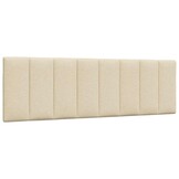 vidaXL Hoofdbordkussen 'Hanko' Crème 160cm - 35% Korting!