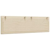 vidaXL Hoofdbordkussen 'Hanko' Crème 160cm - 35% Korting!