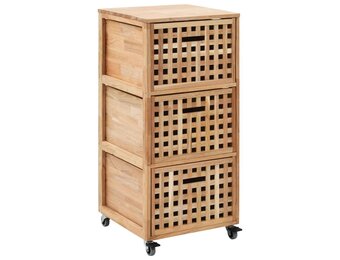 vidaXL Badkamerkastje Walnotenhout - 60% Korting!