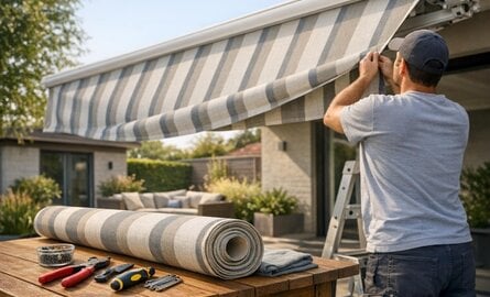 Luifeldoek vervangen: wanneer en hoe je het beste doet