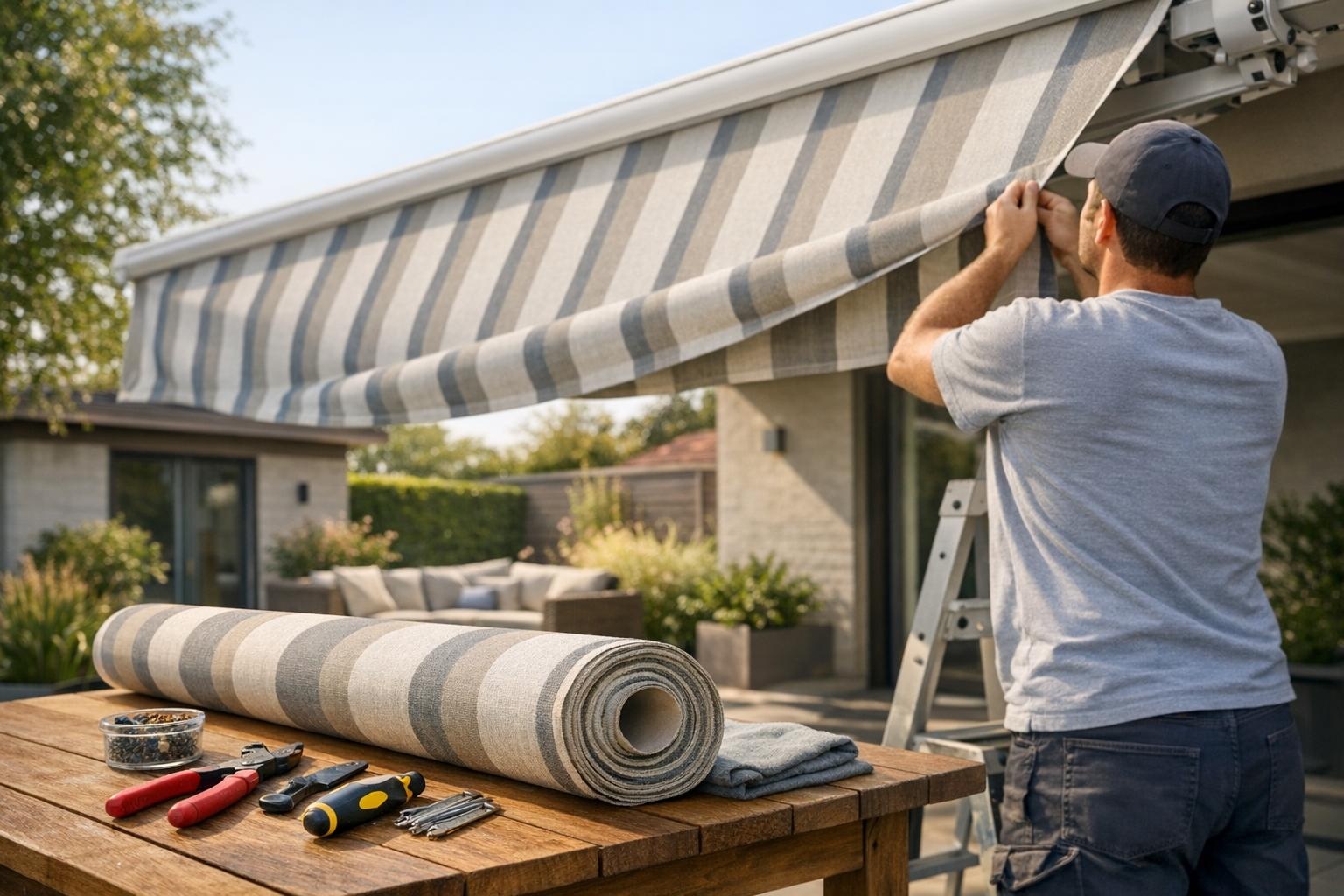 Luifeldoek vervangen: wanneer en hoe je het beste doet