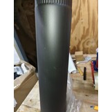 Kachelpijp Zwart Staal Ø120mm 50cm | 55% Korting!