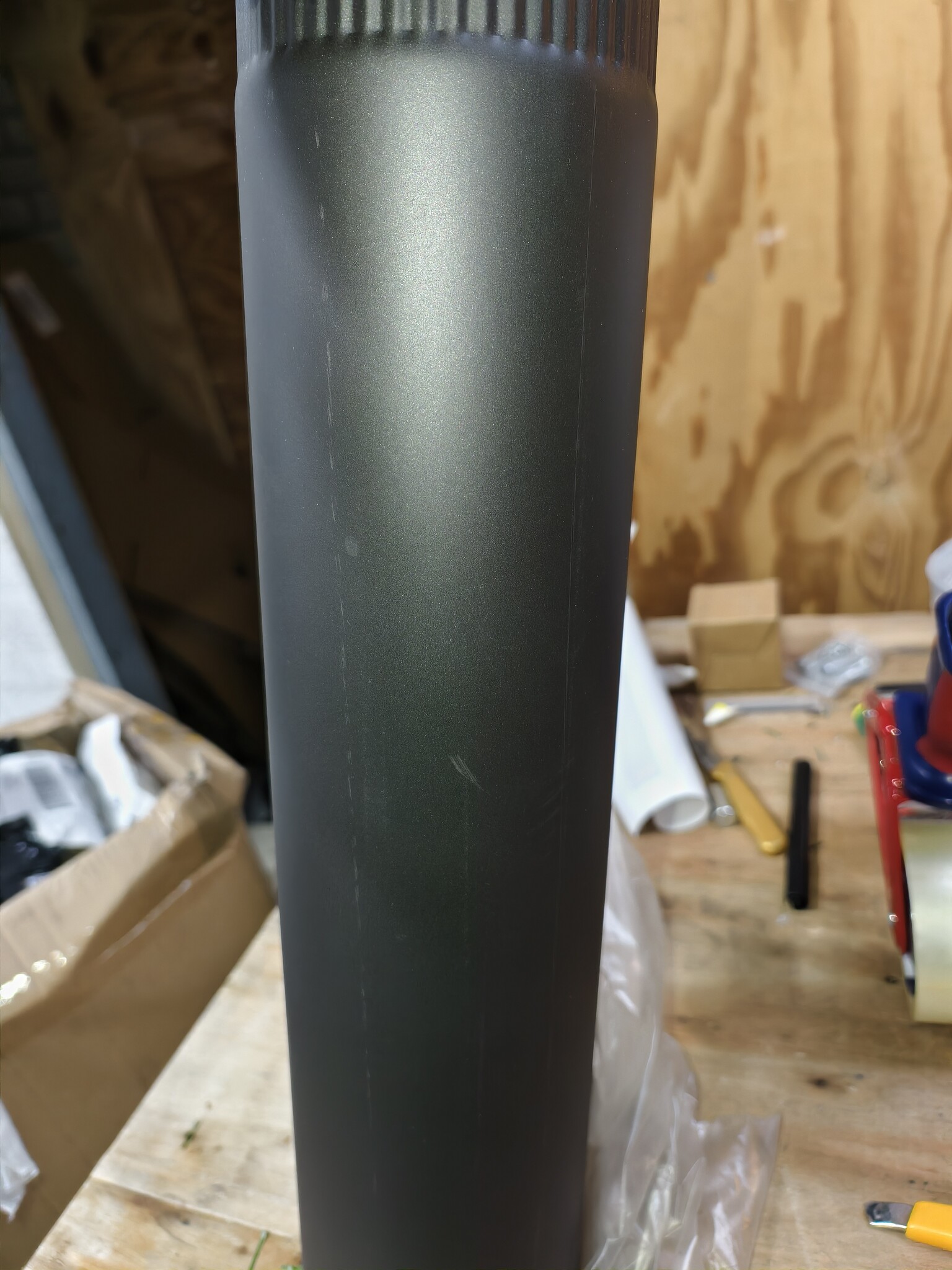 Kachelpijp Zwart Staal Ø120mm 50cm | 55% Korting!