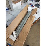 vidaXL Uittrekbaar Tuinscherm 100x300 cm Grijs - 60% Korting!