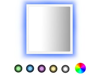 VidaXL LED Badkamerspiegel 40x8,5x37 cm Acryl Wit | -40%