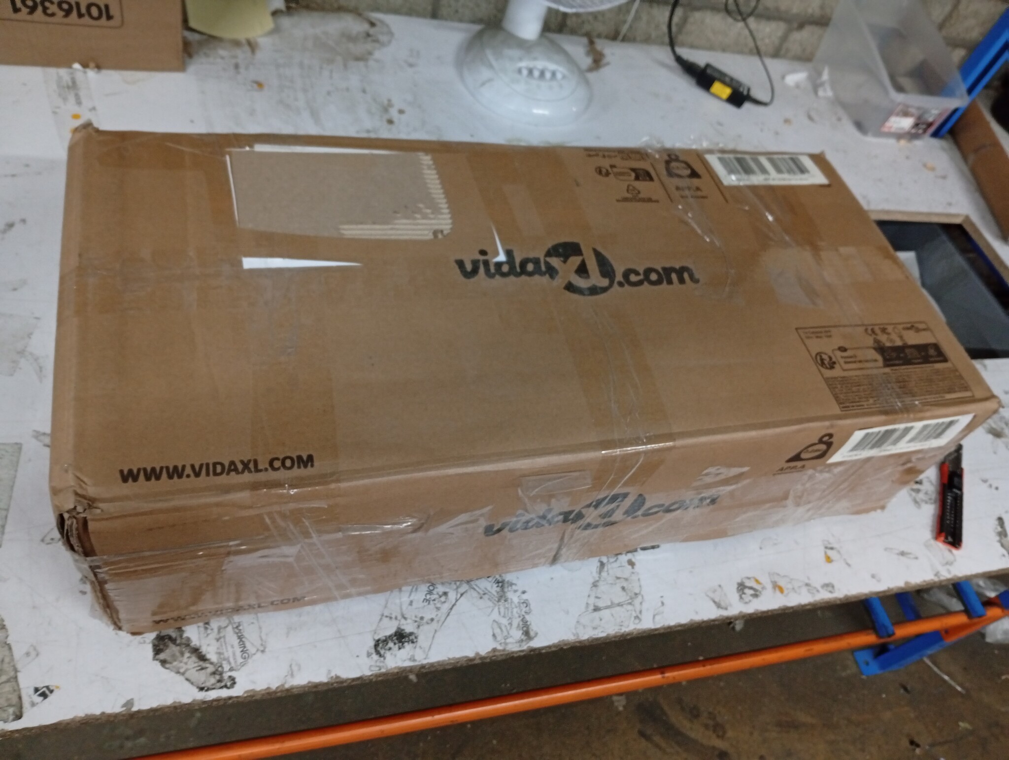 vidaXL TV-meubel Wit met LED (120cm) - Nu 60% Korting!