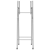 vidaXL Bartafelpoten Inklapbaar - 45x53x108 cm Staal Zilver (51% Korting)
