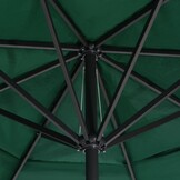 vidaXL Parasol Aluminium Paal 600cm Groen - 68% Korting!