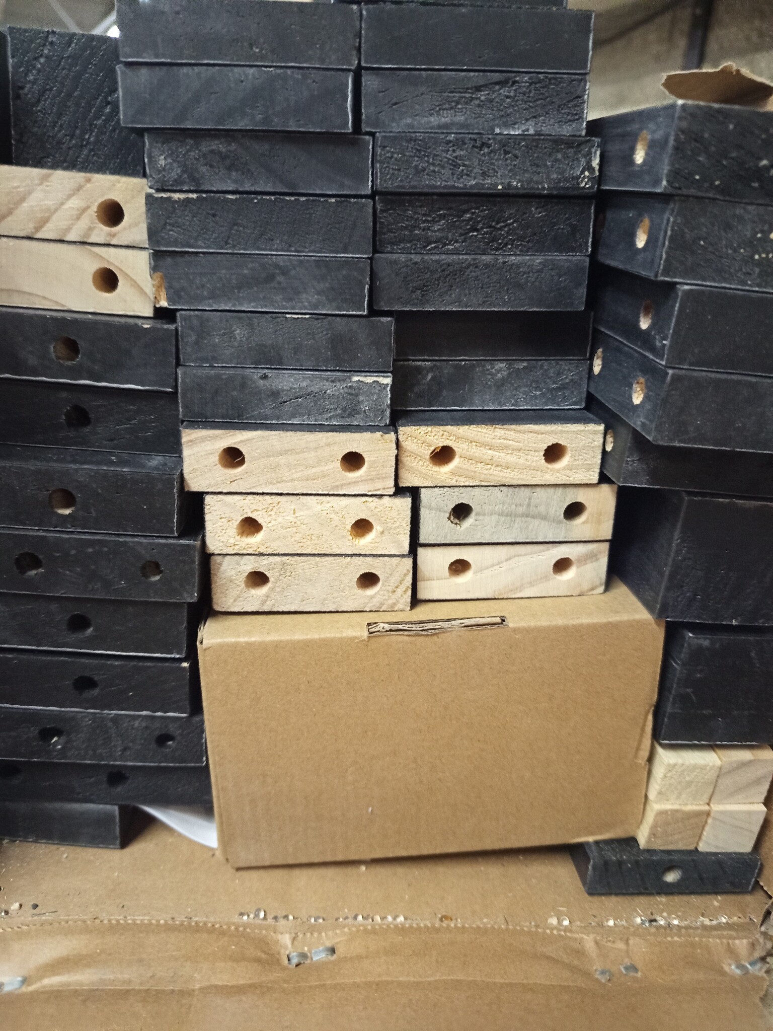 vidaXL Ligbedden (2 stuks) - Massief Grenenhout Zwart - 64% Korting