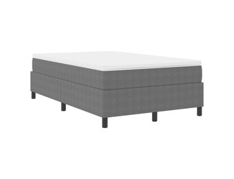 vidaXL Boxspring bed Lichtgrijs 120x200cm - 40% Korting!