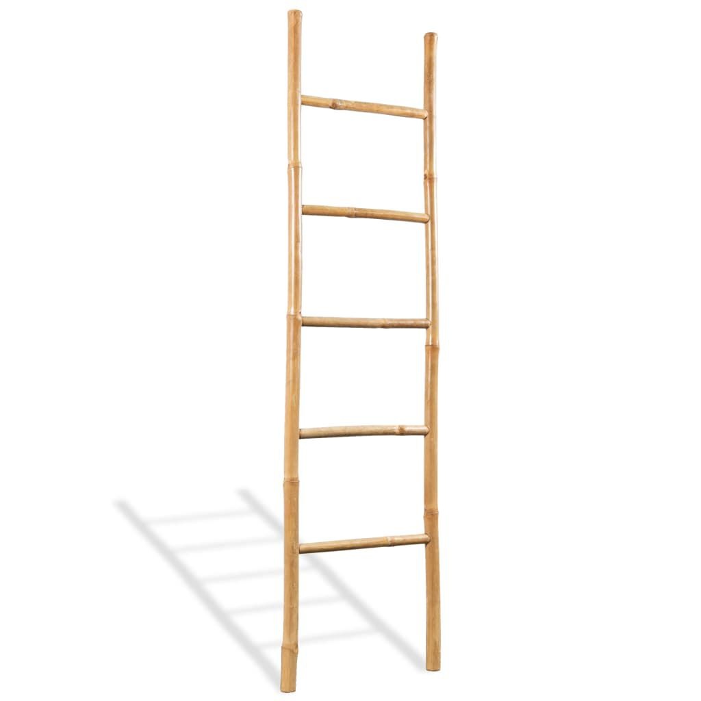 vidaXL Bamboe Handdoekladder 150 cm - 51% Korting!