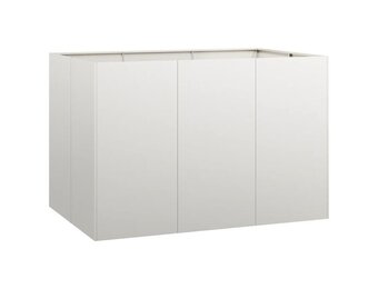 vidaXL Roestvrij Staal Plantenbak 120x80x80 cm - 68% Korting