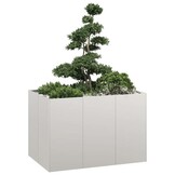 vidaXL Roestvrij Staal Plantenbak 120x80x80 cm - 68% Korting