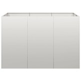 vidaXL Roestvrij Staal Plantenbak 120x80x80 cm - 68% Korting