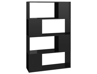 vidaXL Boekenkast/Kamerscherm Hoogglans Zwart - 60% Korting!