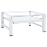VidaXL Wasmachineverhoger met schap - Wit (40% Korting)