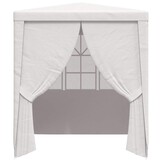 vidaXL Partytent met zijwanden - 40% Korting! - 2,5x2,5m Wit