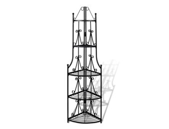 Hoekig Plantenrek Romy (zwart) - 40% Korting