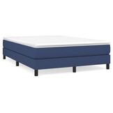 vidaXL Blauw Bedframe 140x190 cm - 40% Korting!