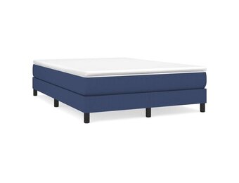 vidaXL Blauw Bedframe 140x190 cm - 40% Korting!