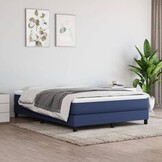 vidaXL Blauw Bedframe 140x190 cm - 40% Korting!