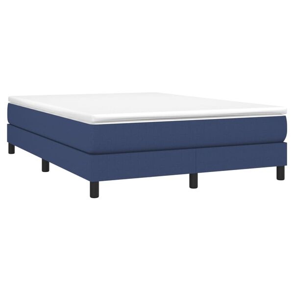 vidaXL Blauw Bedframe 140x190 cm - 40% Korting!