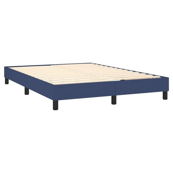 vidaXL Blauw Bedframe 140x190 cm - 40% Korting!