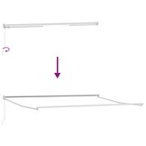 Markies Wit 4x3m Metaal - 65% Korting